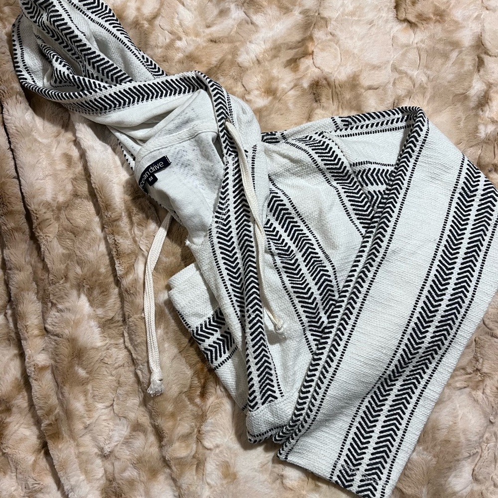 Ocean Drive Linen Hoodie